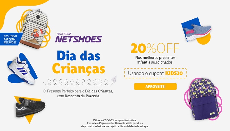 Netshoes Dia das Crianças - Logo